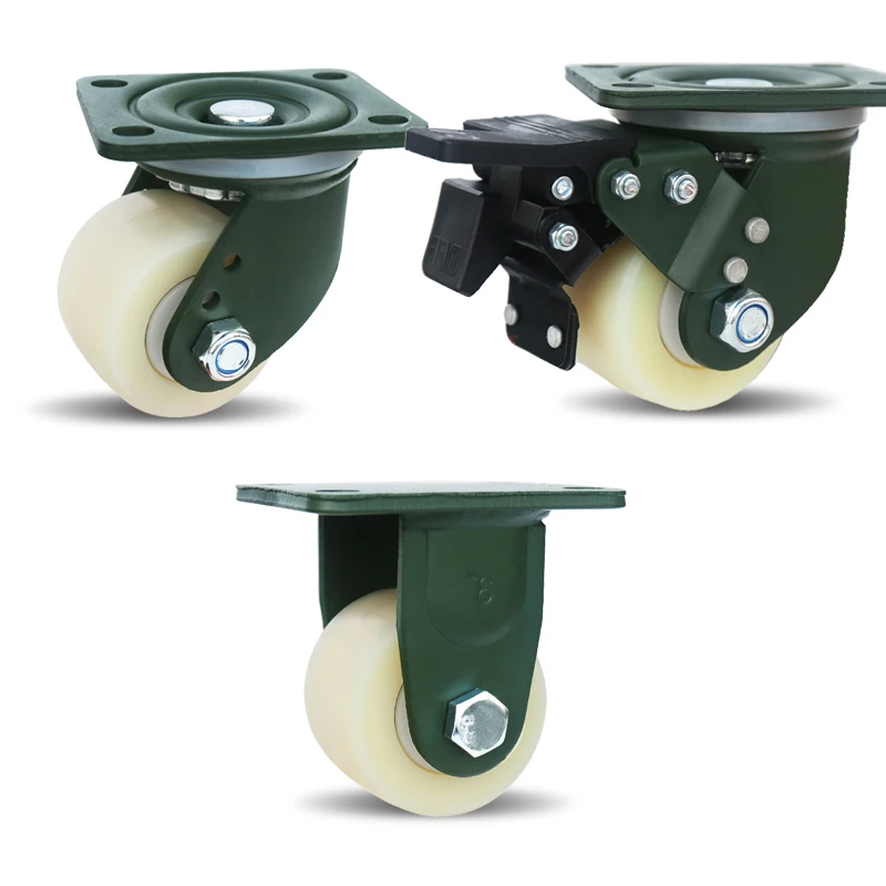 1 тонна сверхмощный нейлоновый ролик поворотный станок молоток металлическая машина для пирога пылезащитные промышленные ролики