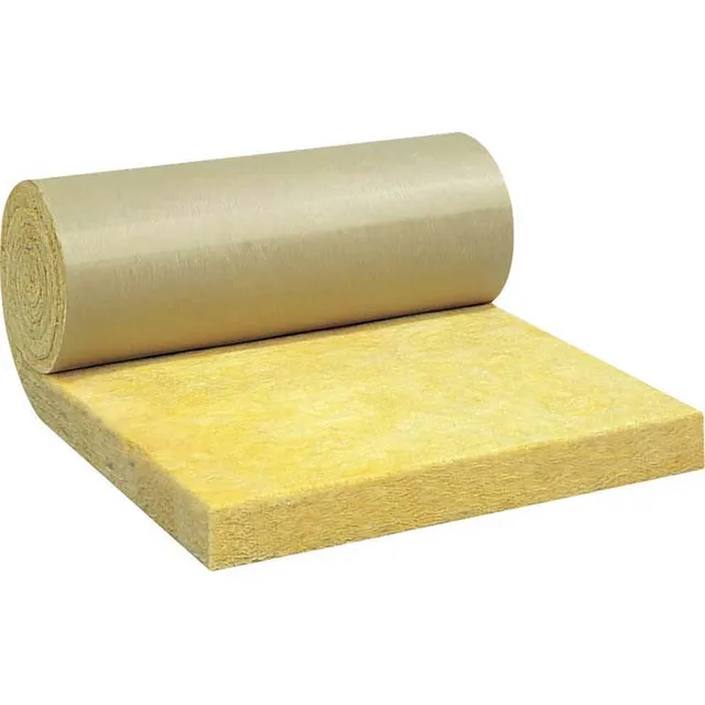 High Density Fiberglass Glass Wool Thermal Insulation Roll Blanket Roof Insulation Glass Wool