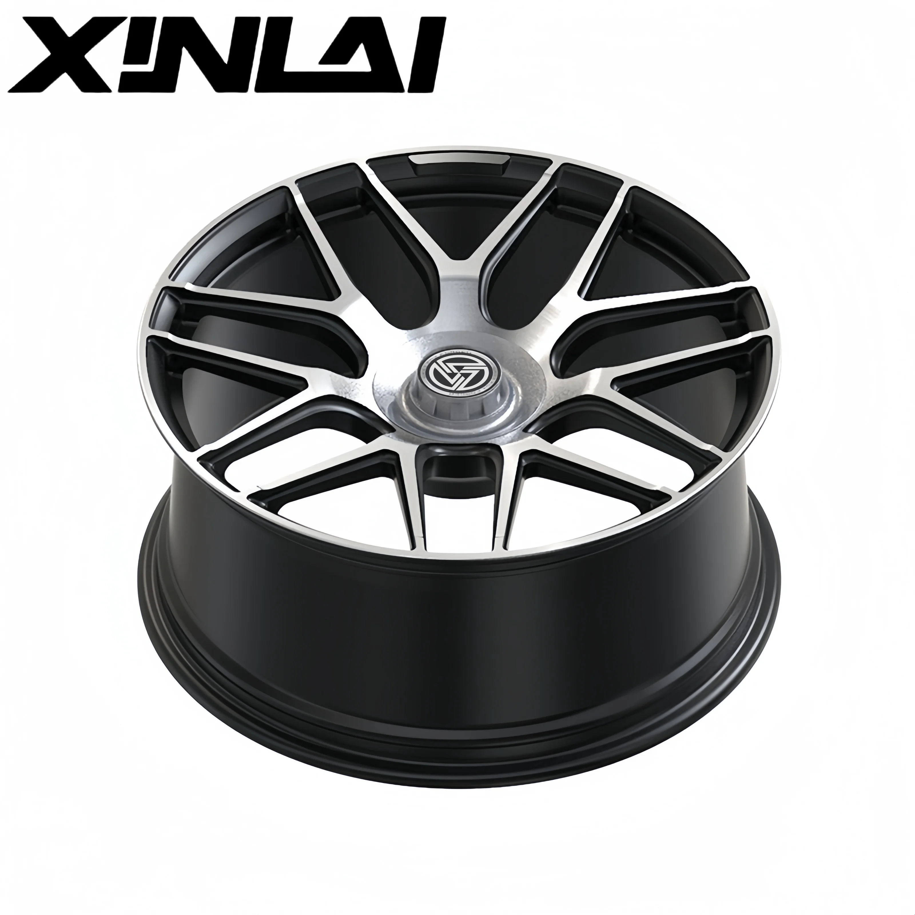XINLAI Custom Concave Matte Black Machine Face5X120 5X114.3 5X112 18 19 20 21 22 Forged Wheels Passenger Car Wheels for Mercedes - Image 5