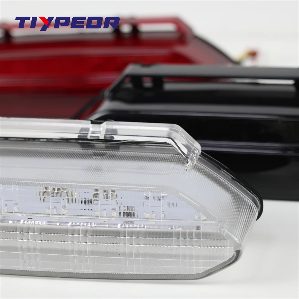 TIYPEOR ATV Red LED Taillights Brake Stop Light LED Rear Lamp for YFZ450 YFZ450R 2006-2009 Brighter Rear Tail Lamp supplier