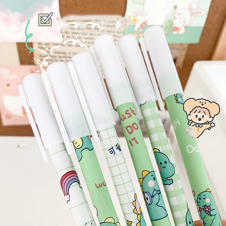 Cute Pens Kawaii Pens Fun Pens0.5mm Cat Paw Shiny Luminous Ballpoint Pens Stationery School Supplies Cute Stationary