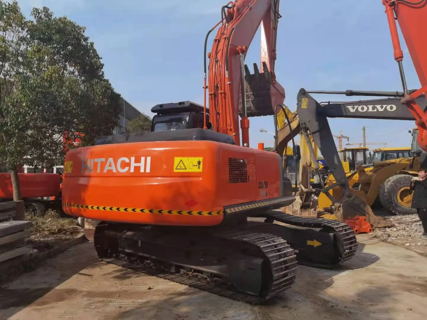 JISOKEI Secondhand 20 Ton Japan Excavator Hitachi ZX200 for Sale