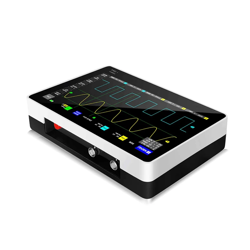 FNIRSI 1014D Digital Oscilloscope 100MHz 2Channels 1GSa/s Real Time sample rate USB host and device connectivity 7 Inch
