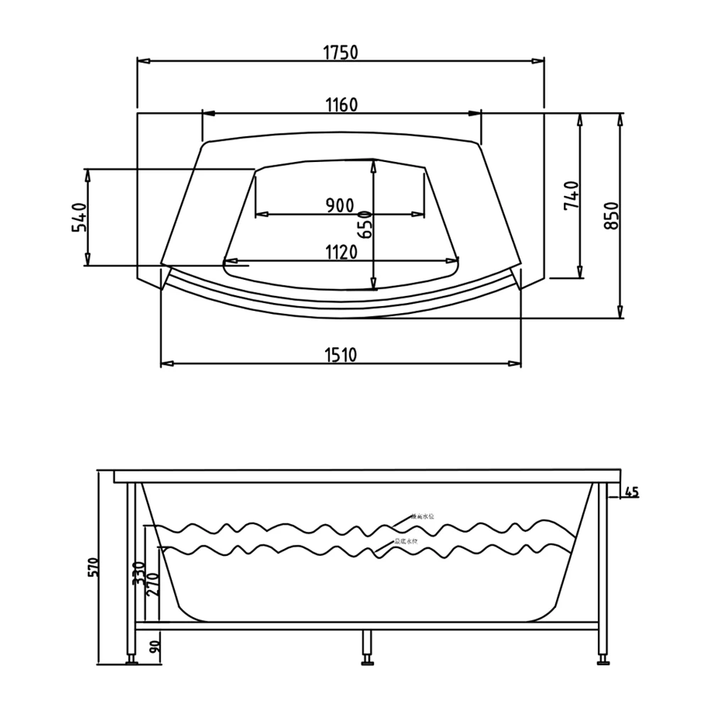 Indoor Jacuzi Tubs,Hydro Massage Bathtub,Whirlpool Acrylic Bathtub