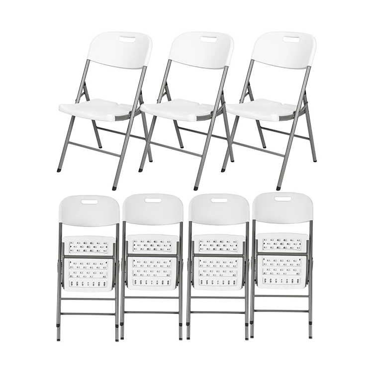 Popular Lightweight Banquet Stackable Plastic Folding Rectangular