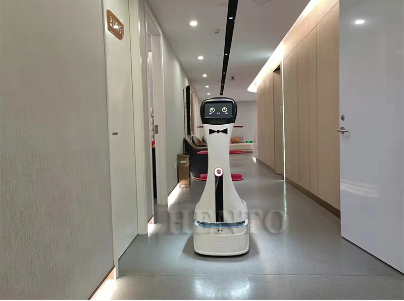 Service Robot Dish Delivery Restaurant Robot / Automated Delivery Robot / Smart Delivery Robot