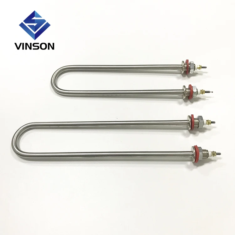 230v 350w 400w 500w 800w 1000w U W I形工業用電気棒浸漬水加熱要素