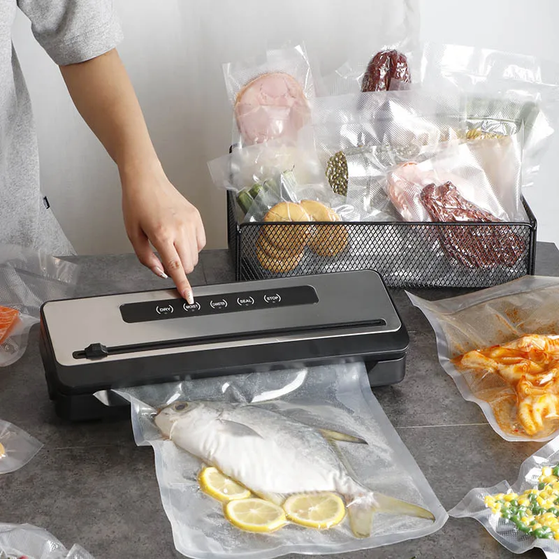 Premium Oem Factory Chef Preserve Vacuum Sealer Built-In Cutter Professional Vacuum Sealer for Meat