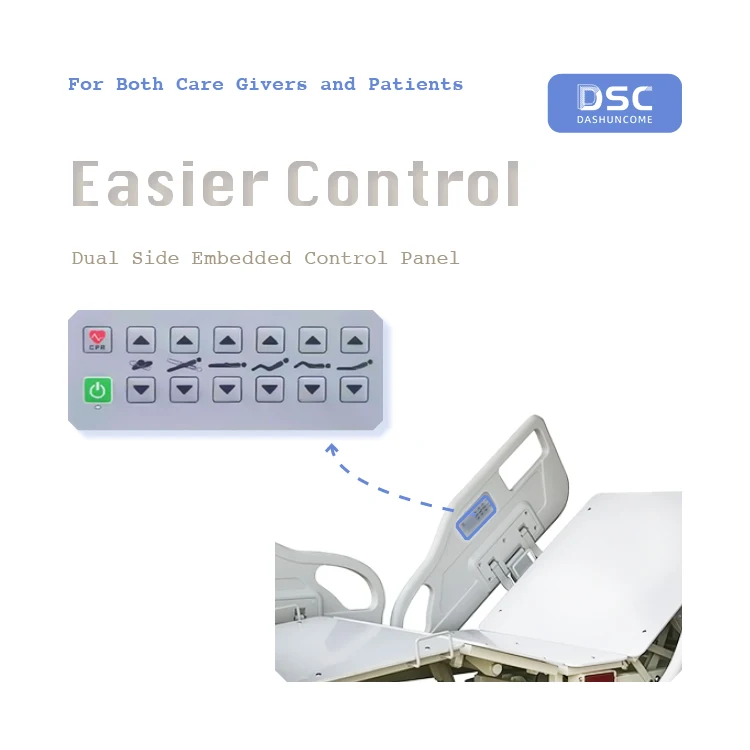 Single Crank Manual Hospital Bed