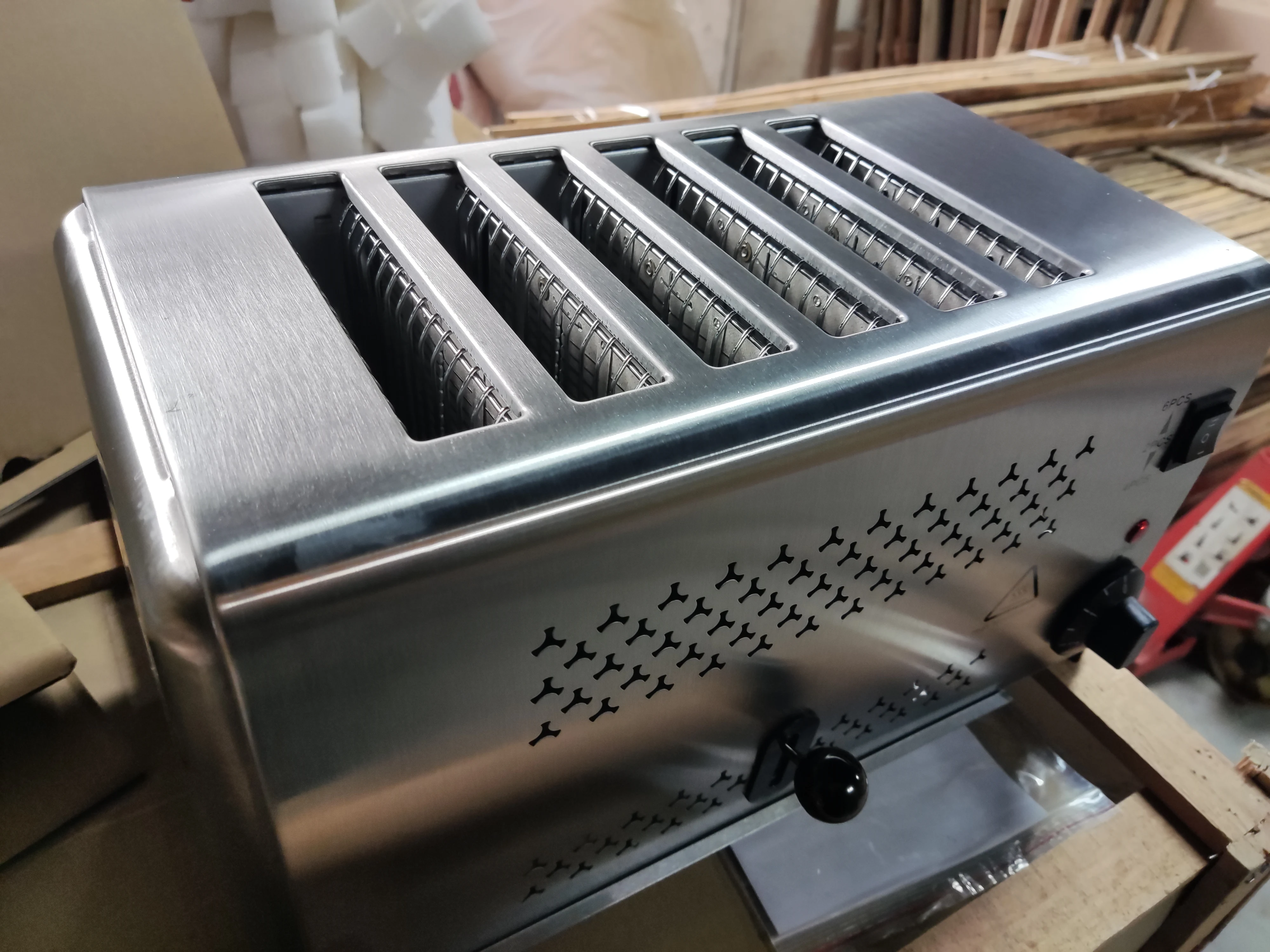 6 ломтик хлеба тостер машина бытовой Мини 4