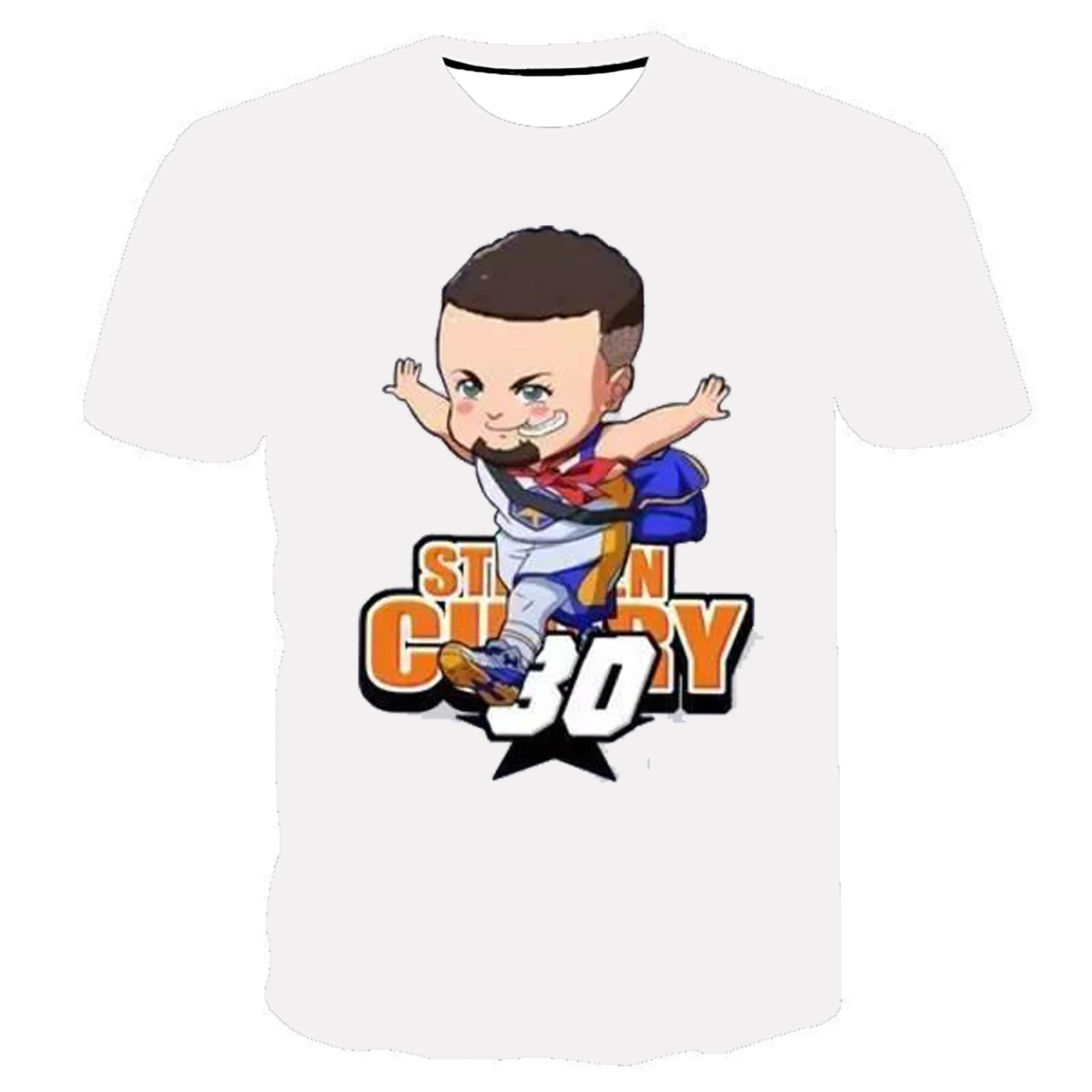 Curry T-Shirt 3D Printed Warriors Short Sleeve Casual Fashion Basketball  Fans Shirt Round Neck Loose Top Men Oversize Tee 6XL
