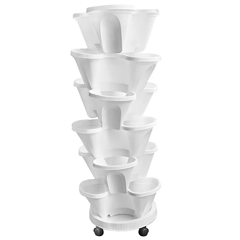 Greenhouse Rotary Aeroponic Tower Vertical Hydroponic Aeroponic Tower Hydroponic Six Floors