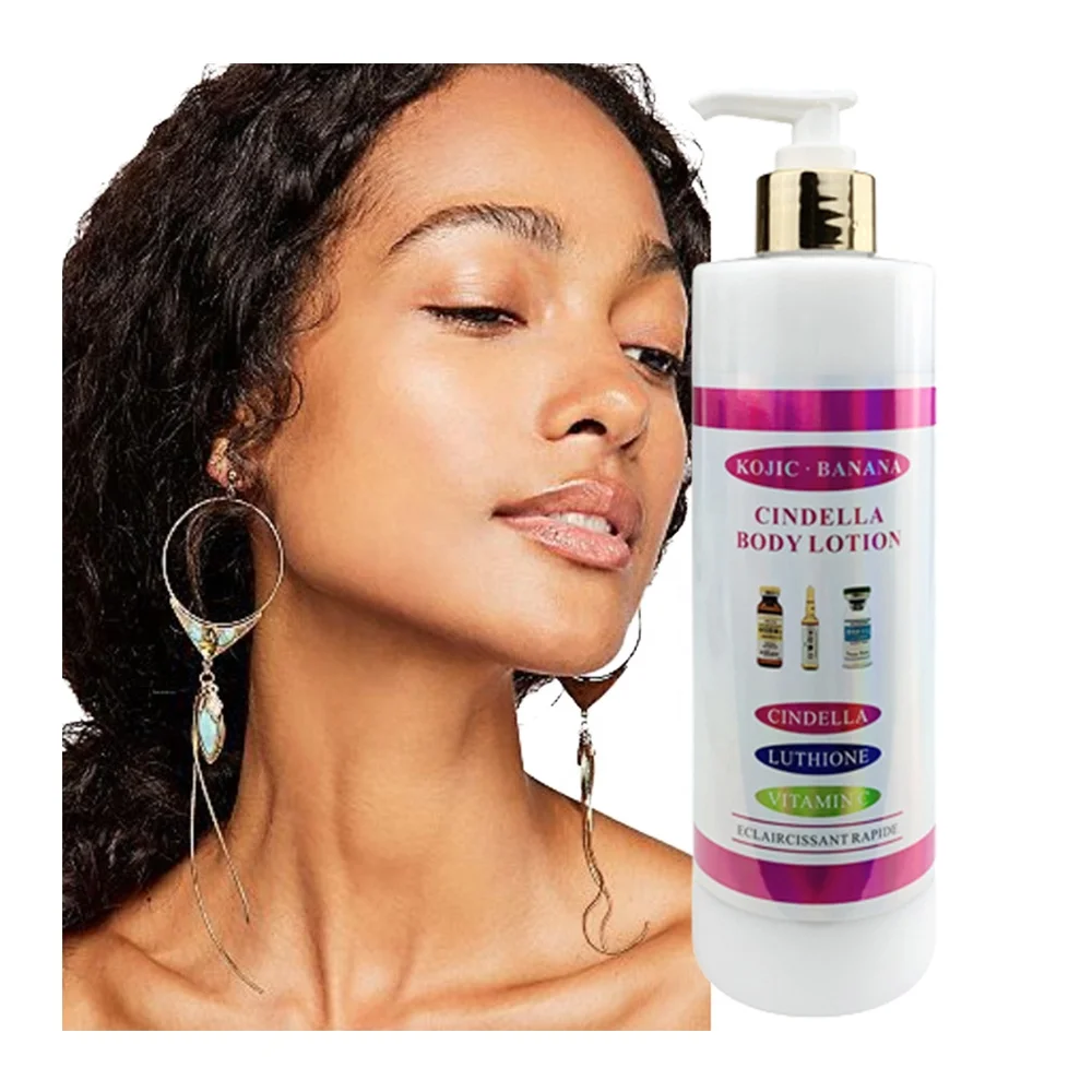 Lait éclaircissant Cindella 500ml - Anti-taches & Anti-oxydant - À La Vitamine C - Neuf
