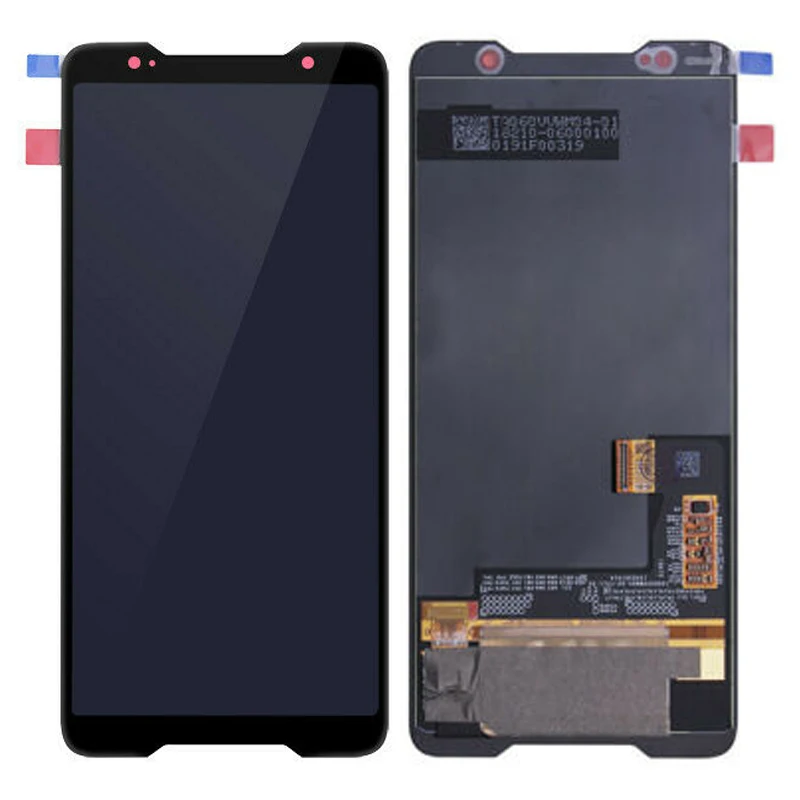 Wigento Für Asus ROG Phone ZS600KL Z01QD Display Full LCD Mit Rahmen Einheit Touch Ersatzteil Reparatur Schwarz