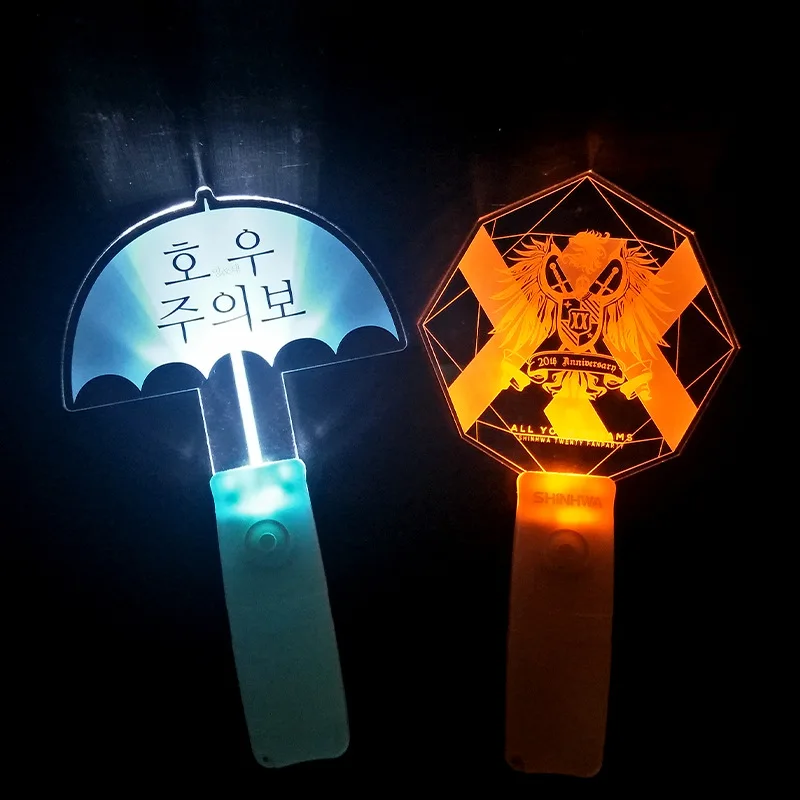 Акриловая светодиодная мигающая палочка для вечеринки на заказ