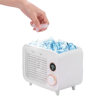 300ml Ice Water Cooler Fan 2000mah Desktop Portable Mini Cooling Fan ...