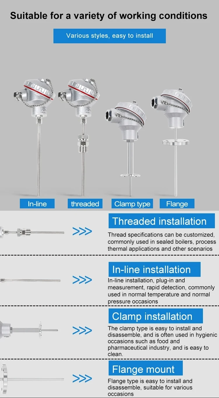 Ip 66 Sensor Integrated Digital Display Industrial ATEX Temperature Sensor