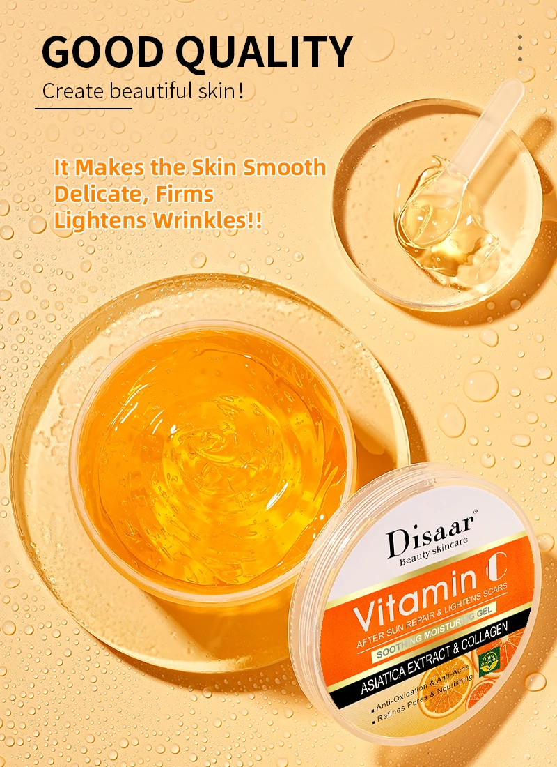 Disaar Vitamin C whitening smoothing moisturizing face gel