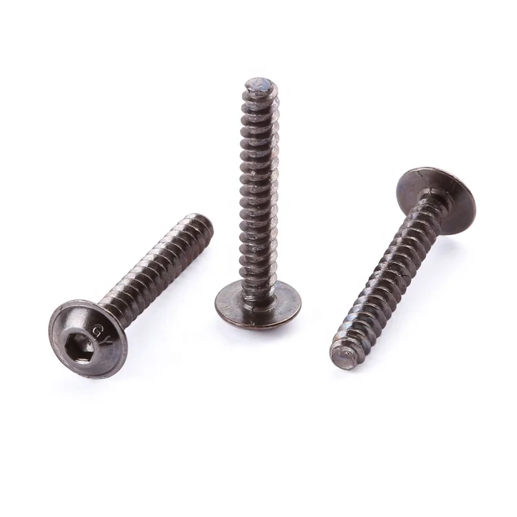 DIN7380 ISO7380 Class 12.9 high strength round head hexagon socket screws pan head screws half round cup screws