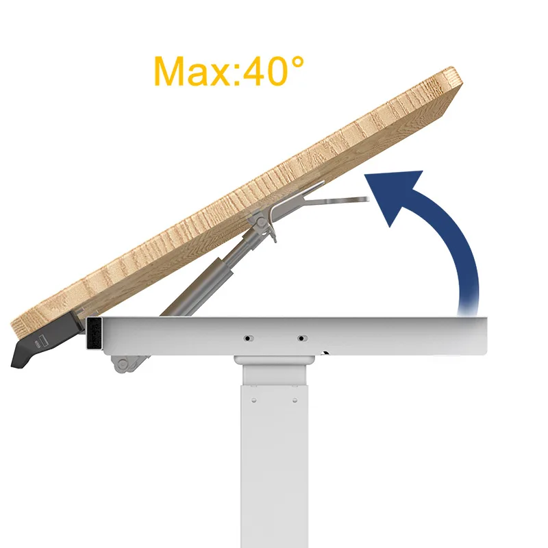 Multi-Function Adjustable Drafting Table Electric Standing Desk for Writing Drawing Crafting Working