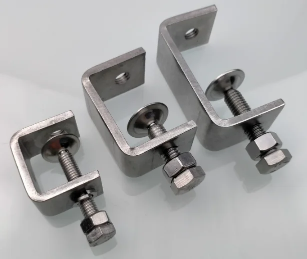 304 Stainless Steel Adjustable C Channel Beam Clamp Buy Beam Clamp