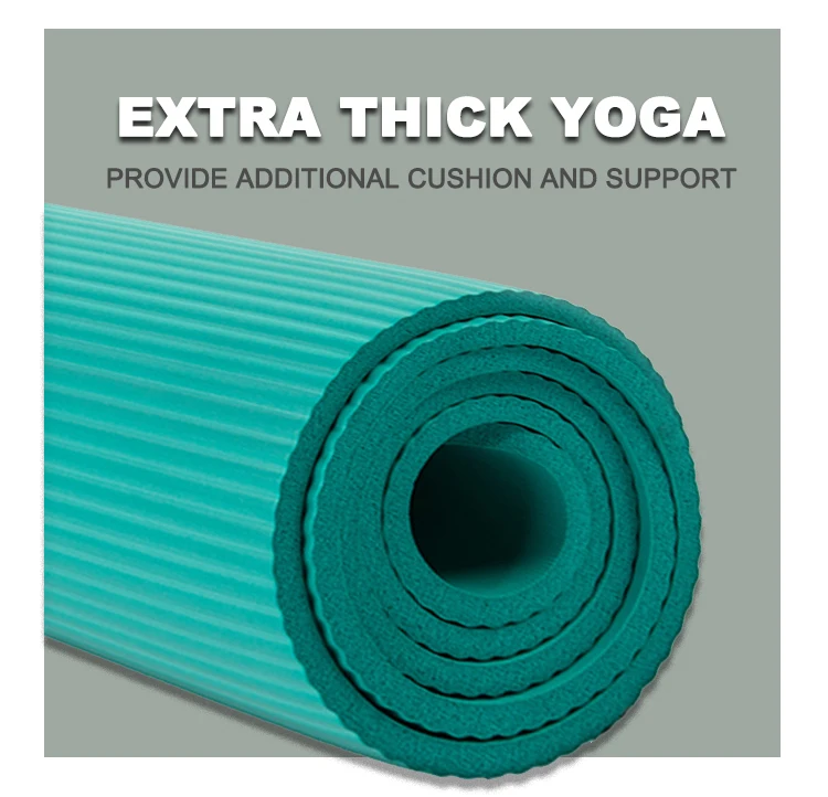 Top Seller Eco Friendly Private Label Fitness Exercise Mat for Yoga, 1/2-inch Extra Thick Exercise Yoga Mat