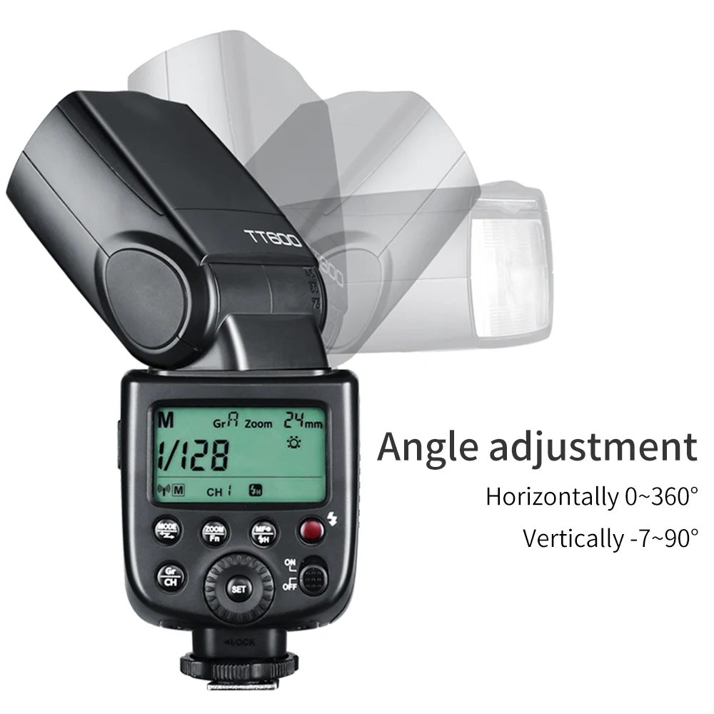 Godox TT600 HSS 1/8000s Flash Speedlite con transmisor de disparo re