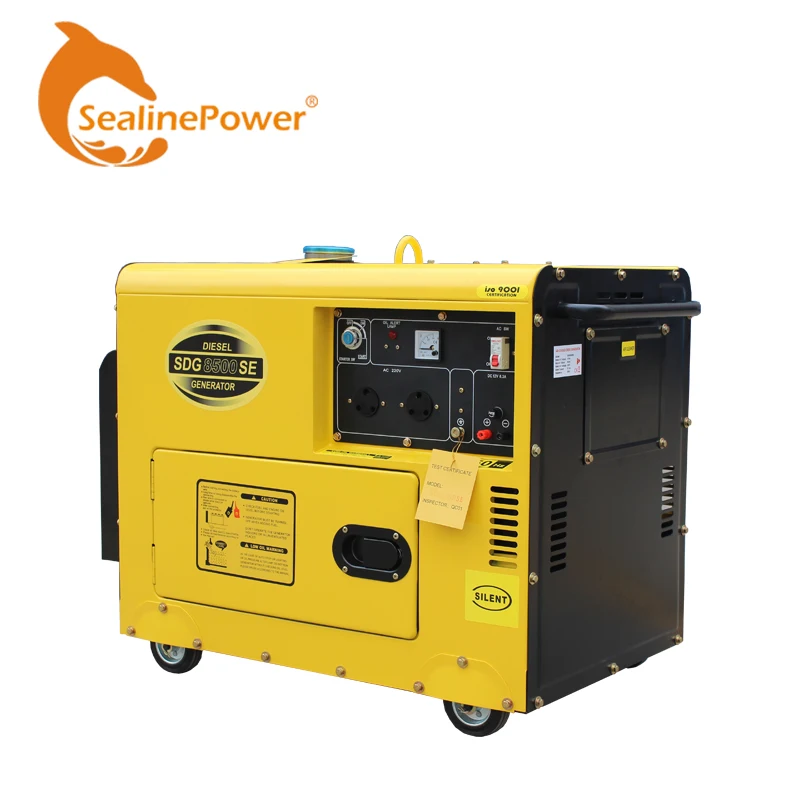 Generador Silencioso SDS 6,5kVA Diesel SDG8500S - CGC SpA