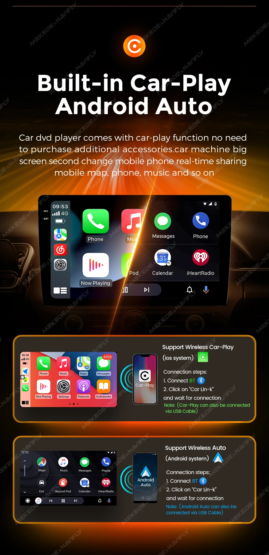 Auto Multimedia Player Android Gps Navigation Head Unit_voghion.com