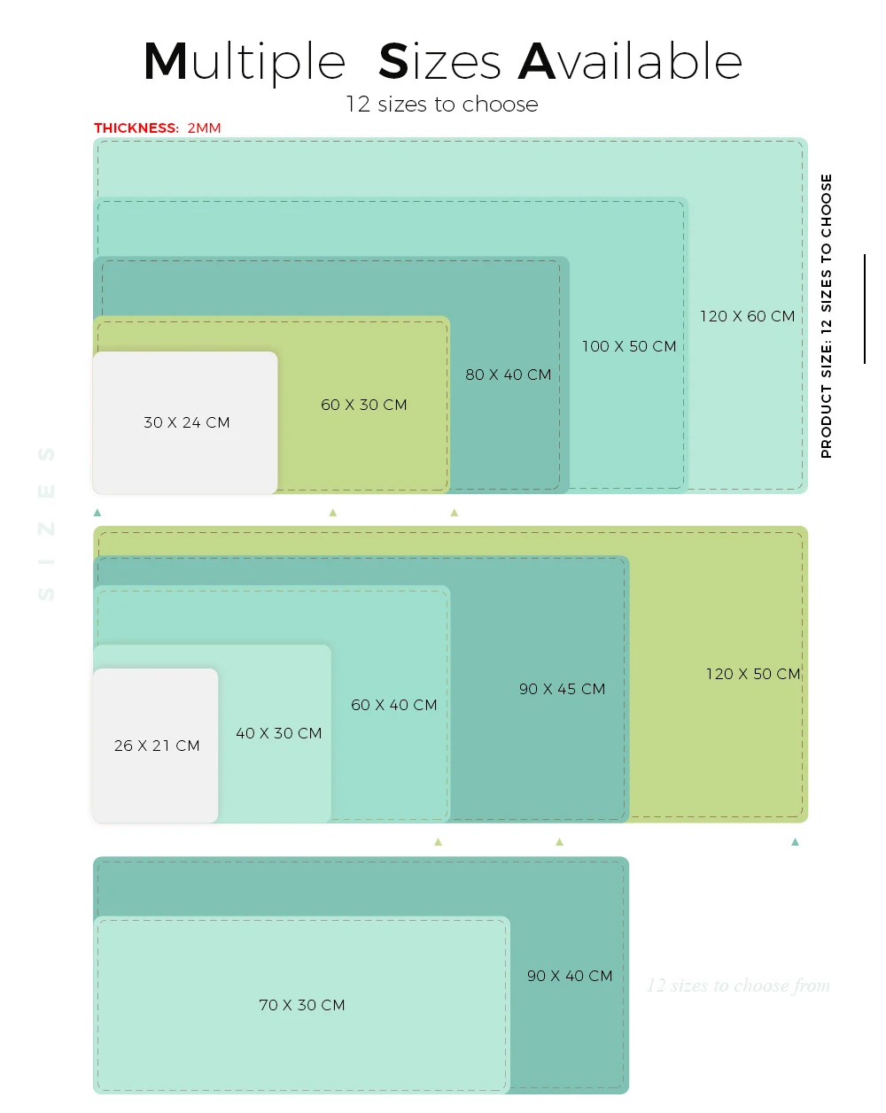 40*80 Large Computer Mouse Pad Gaming MousePad Waterproof PU Leather Mouse Mat Gamer XXL aperçu 2