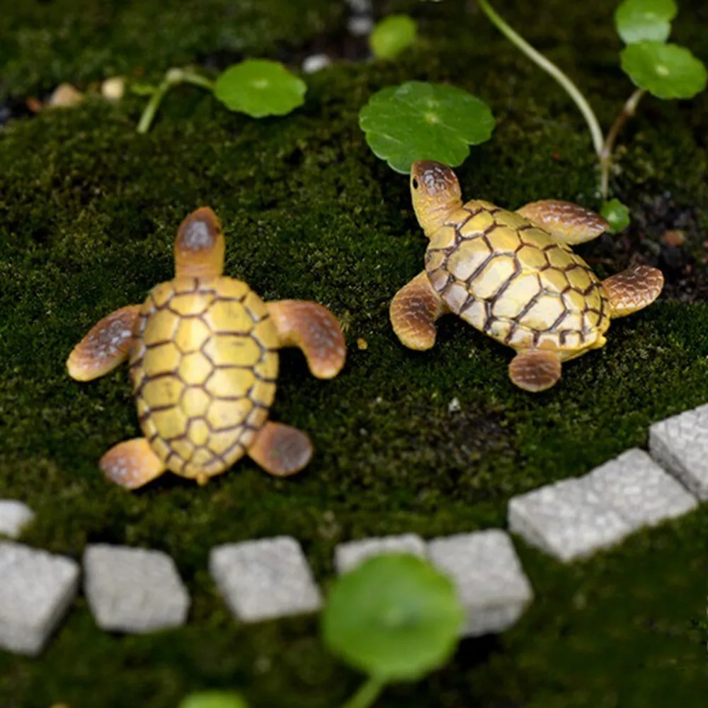 500 Pcs Glow-in-the-Dark Mini Resin Turtles – Tiny Craft Animals For Fairy Gardens, Dollhouses & DIY - View #7