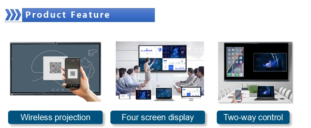 ITC 75 Inch Multi-Touch Interactive Flat Panel Display for Commercial ...