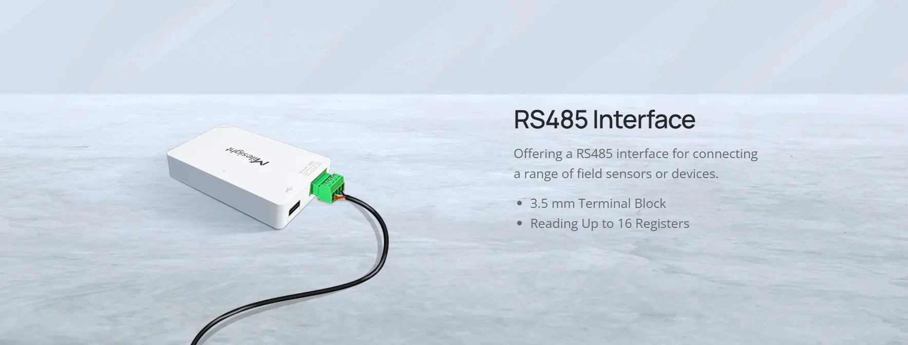 Milesight UC100 Industrial IoT Controller Modbus RS485 to LoRaWAN ...