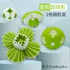 Round-green and white