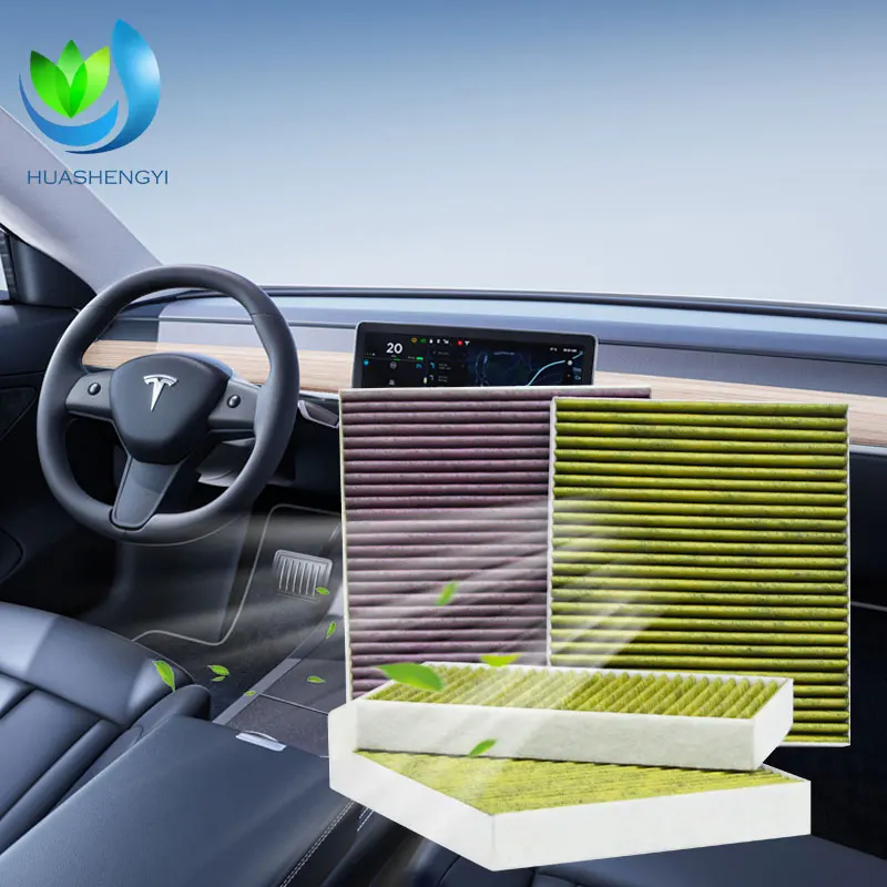 Car Cabin Air Filter Custom Size OEM Replacement Fits Various Vehicle Models Dust Odor Removal