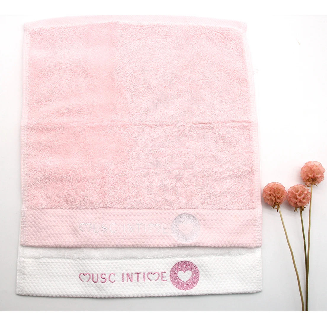 2023 Factory Direct Sale White Face Cloth Towels 30*30 Cm 100 Cotton