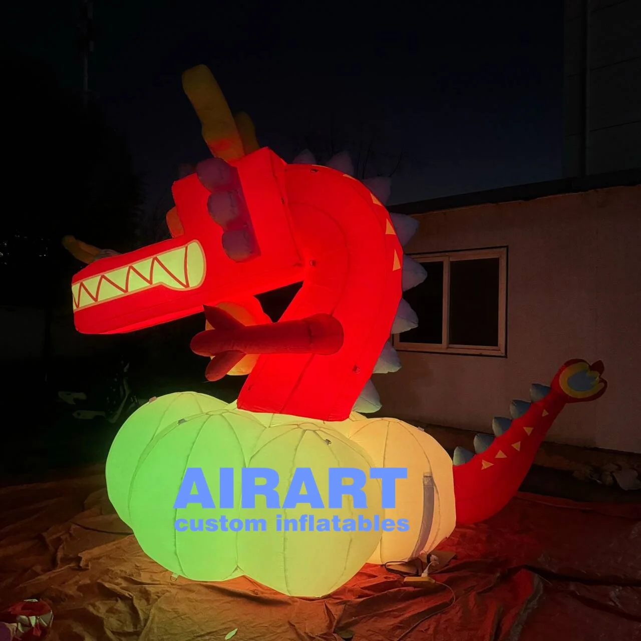 New Style Inflatable Dragon Cartoon Inflatable Chinese Dragon Decoration, image size:1280x1280