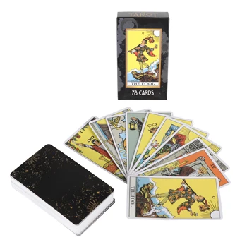 Factory Custom Printing Tarot Cards Paper Affirmation Deck Custom Tarot Cards