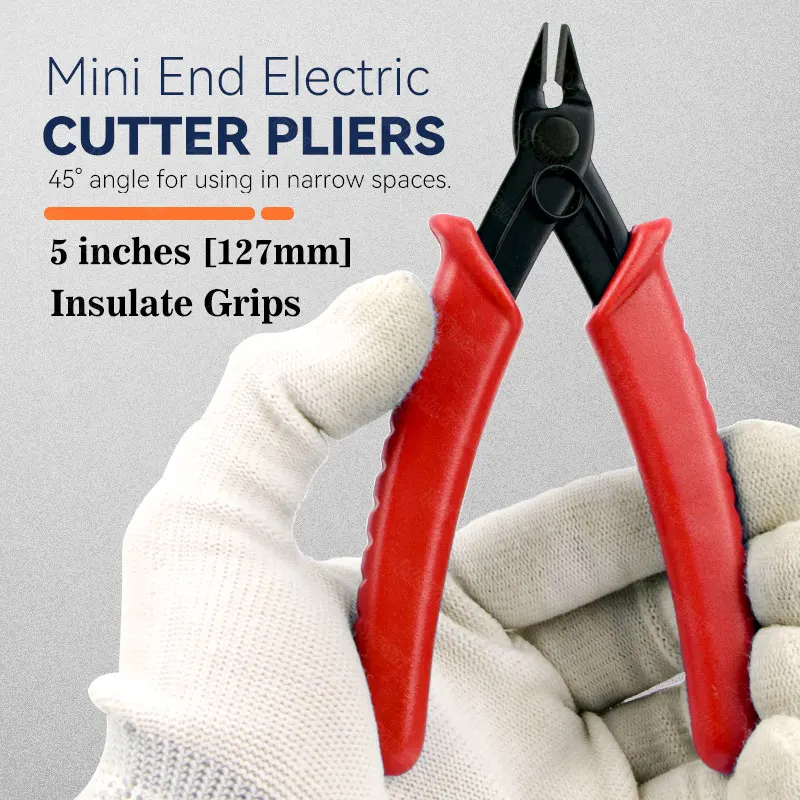 Industrial Sharp Bevel Mini Electric Wire Diagonal End Cutter Pliers ...