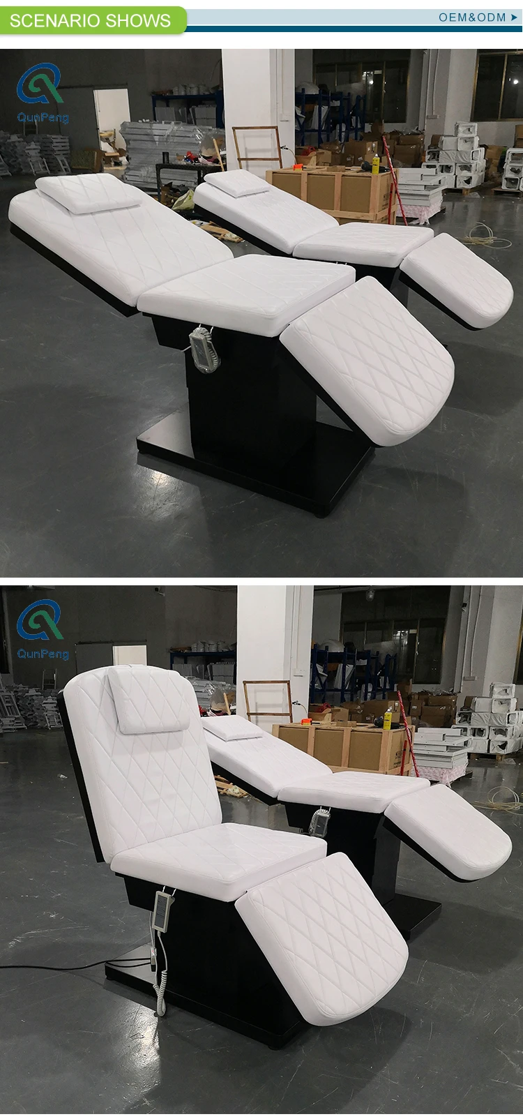 2023 New Factory Luxury Modern Metal Frame Massage Table Adjustable