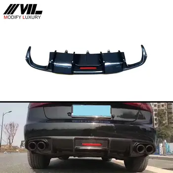 Carbon Fiber Car Rear Bumper Diffuser For Audi A6 C7 2016-2018 - Buy ...