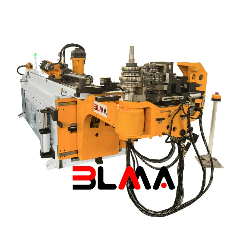 DW50CNC-5A-3SV Large Diameter Helical Greenhouse Round Metal 5 Axis Pipe Bending Machine
