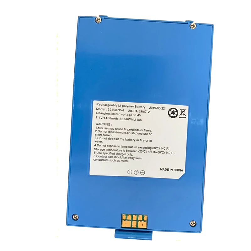 7.4V 4400mAh Li-ion 325987P-4 2ICP4/59/87-2 Pos Android Machine Battery para sa Pos Terminal