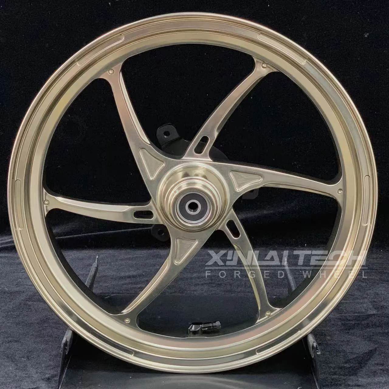 XL Custom Forged Motorcycle Wheels for Yamaha NVX155 14 15 Inch CNC Custom Forged Motorcycle Rims Anodized Finish