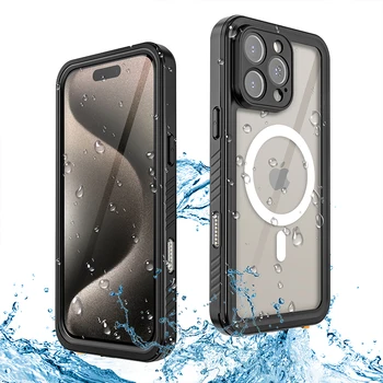 Waterproof Heavy-Duty Anti-Scratch Shockproof Cover for iPhone 16 16 Pro 16Plus 16 ProMax Rugged Grip Pro Max Mobile Phone Cases