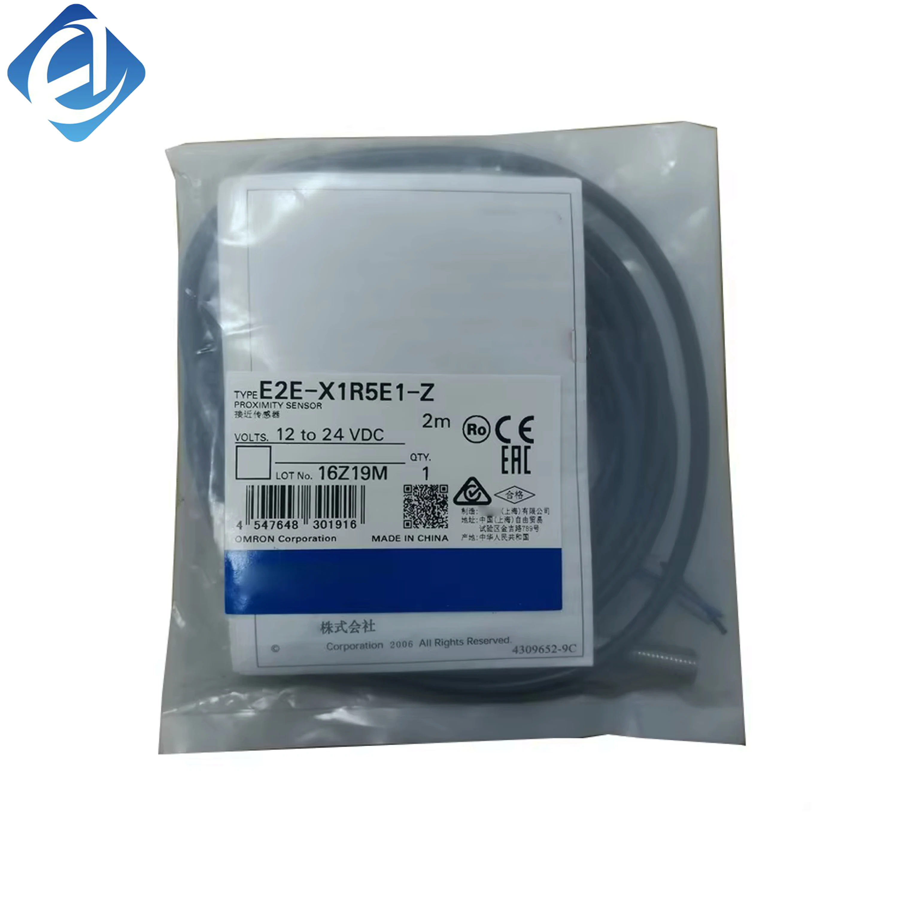 Nuwe Oorspronklike Omron E2E-reeks induktiewe nabyheidsensor. 1,5 mm voelafstand, stabiele metaaldeteksie, vinnige reaksie en sterk weerstand teen steuring. Kompakte struktuur, lang dienslewe. Wyd gebruik vir presiese grensdeteksie, meganiese posisionering, koppeling