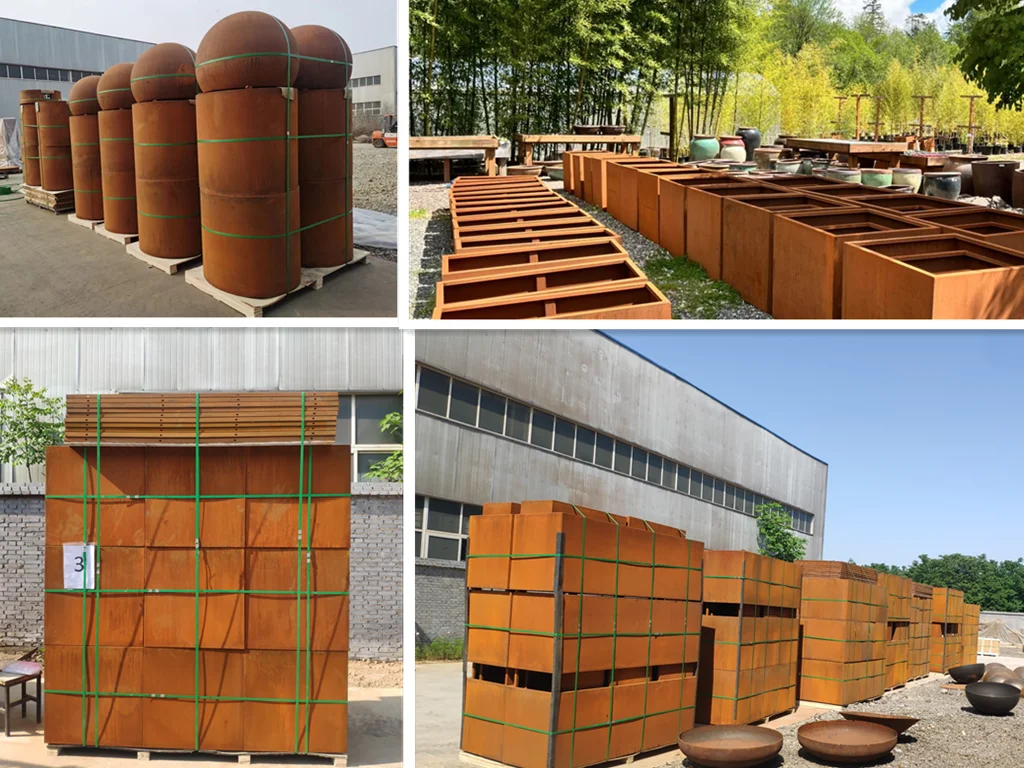 Corten Steel Outdoor Plant Box Custom Home Garden Flower Pots Cube Planter Easy Assembly Assembled Flower Pot Cube Planter Corten Steel Outdoor Plant Box Custom Home Garden Flower Pots Cube Planter Easy Assembly Assembled Flower Pot Cube Planter