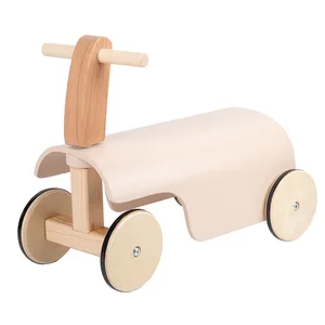 Multi-functional Four-wheel Glide Twister Wooden Balance Walker Infant Riding Educational Toys for Kids Toddler Boys & Girls