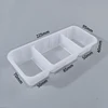 3-grid frosted 1 set