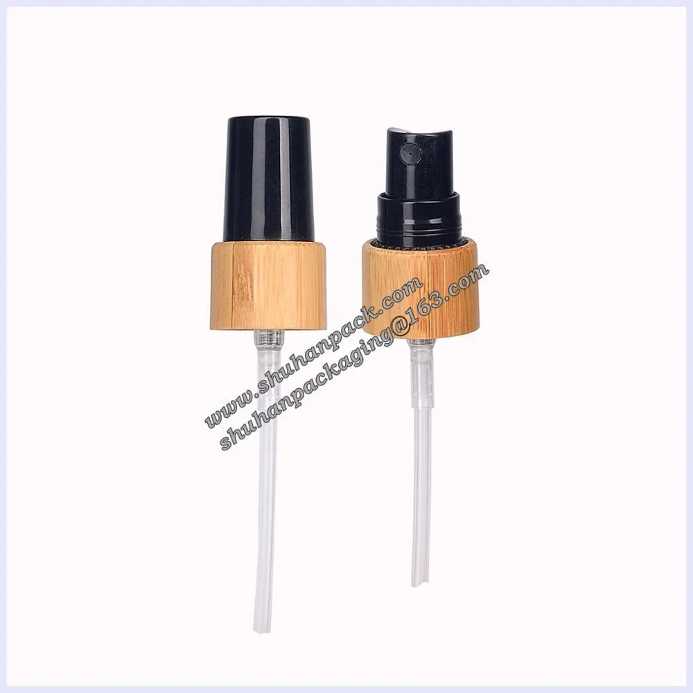 wood bamboo spray 18/415 violet black sprayer empty glass dark oil bottle 15ml 30ml 50ml black essential oil bottle